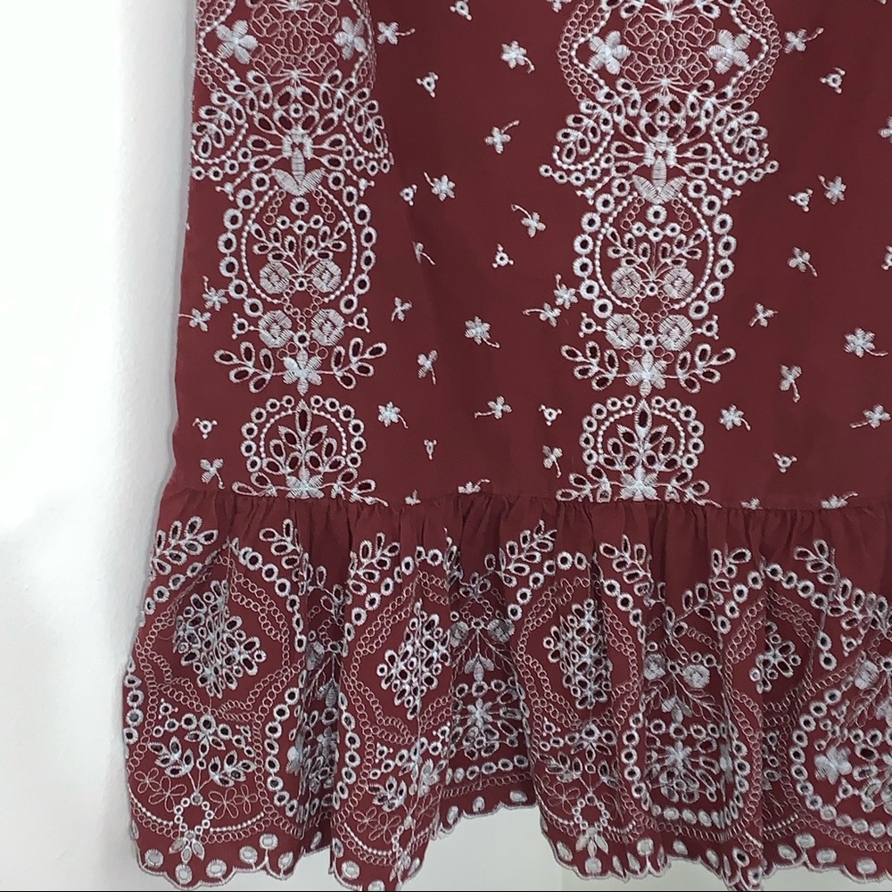 Anthropologie Feather Bone Ynez Eyelet Tunic Dress - Picture 3 of 10